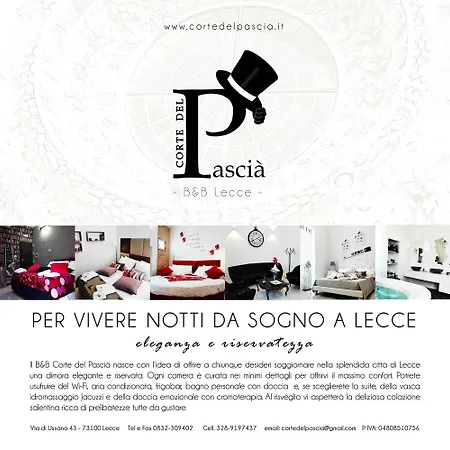 Bed and breakfast Corte Del Pascia Lecce